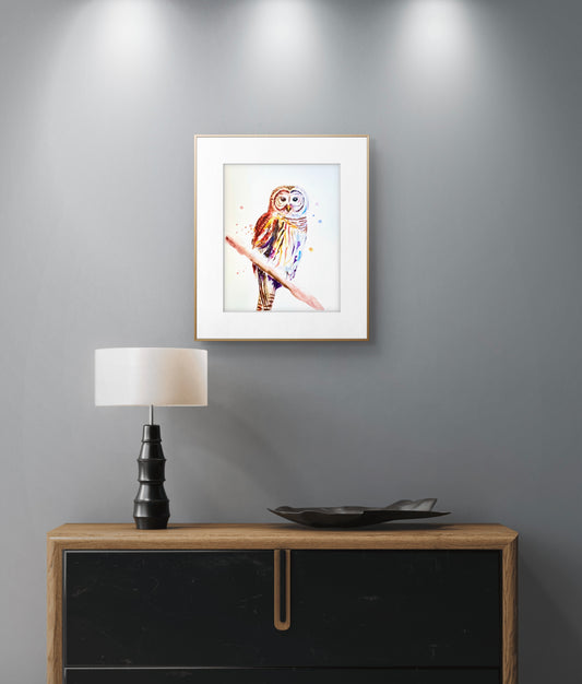 Barred Owl Art Print – Birds of NYC