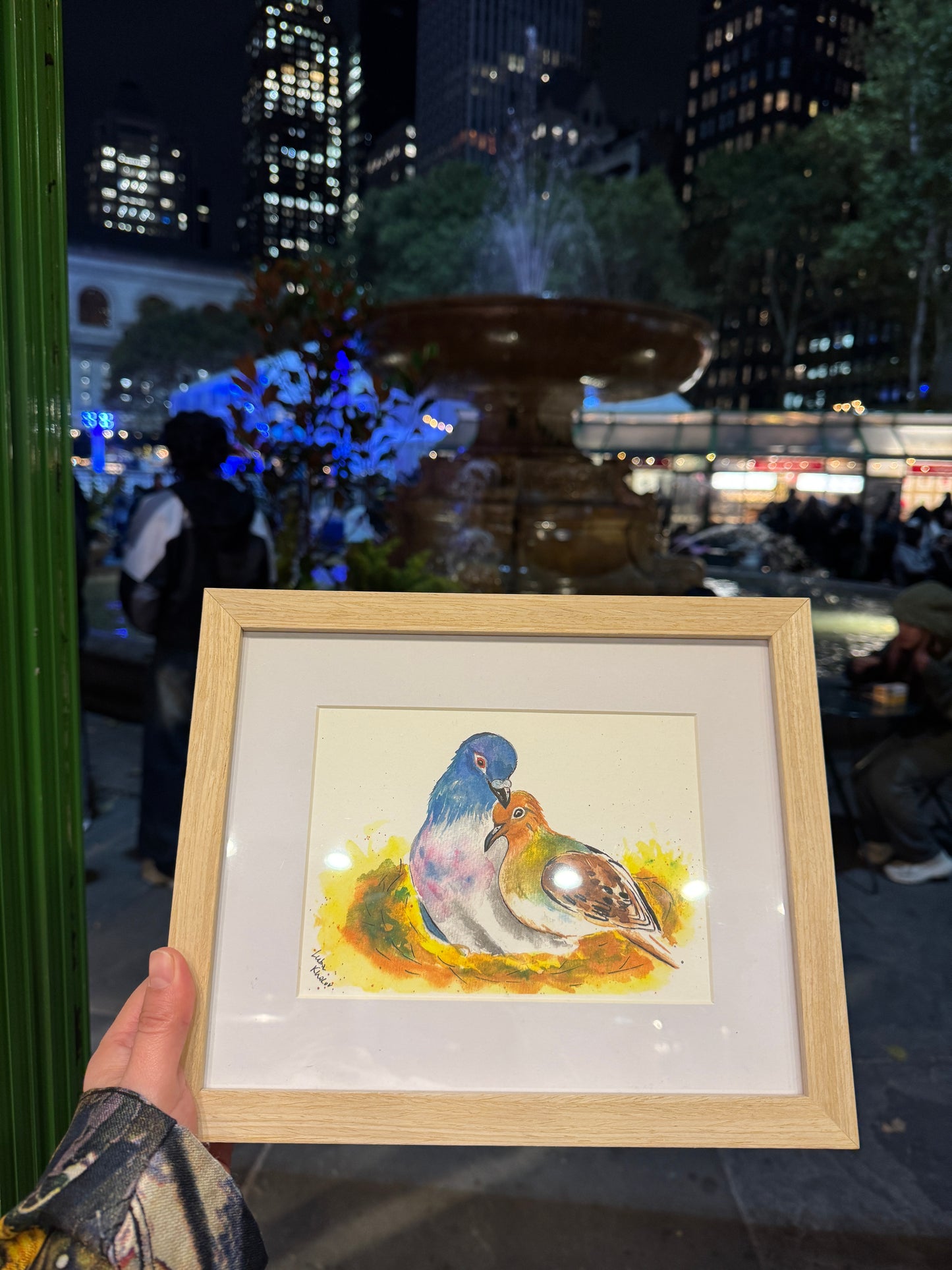 Pigeon and Dove Art Print – Birds of NYC