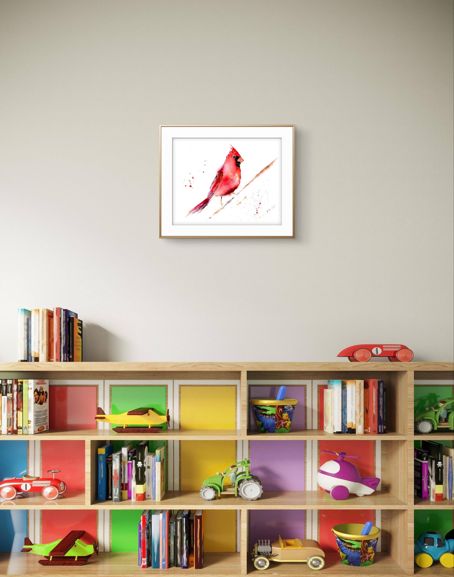 Red Cardinal Art Print – Birds of NYC