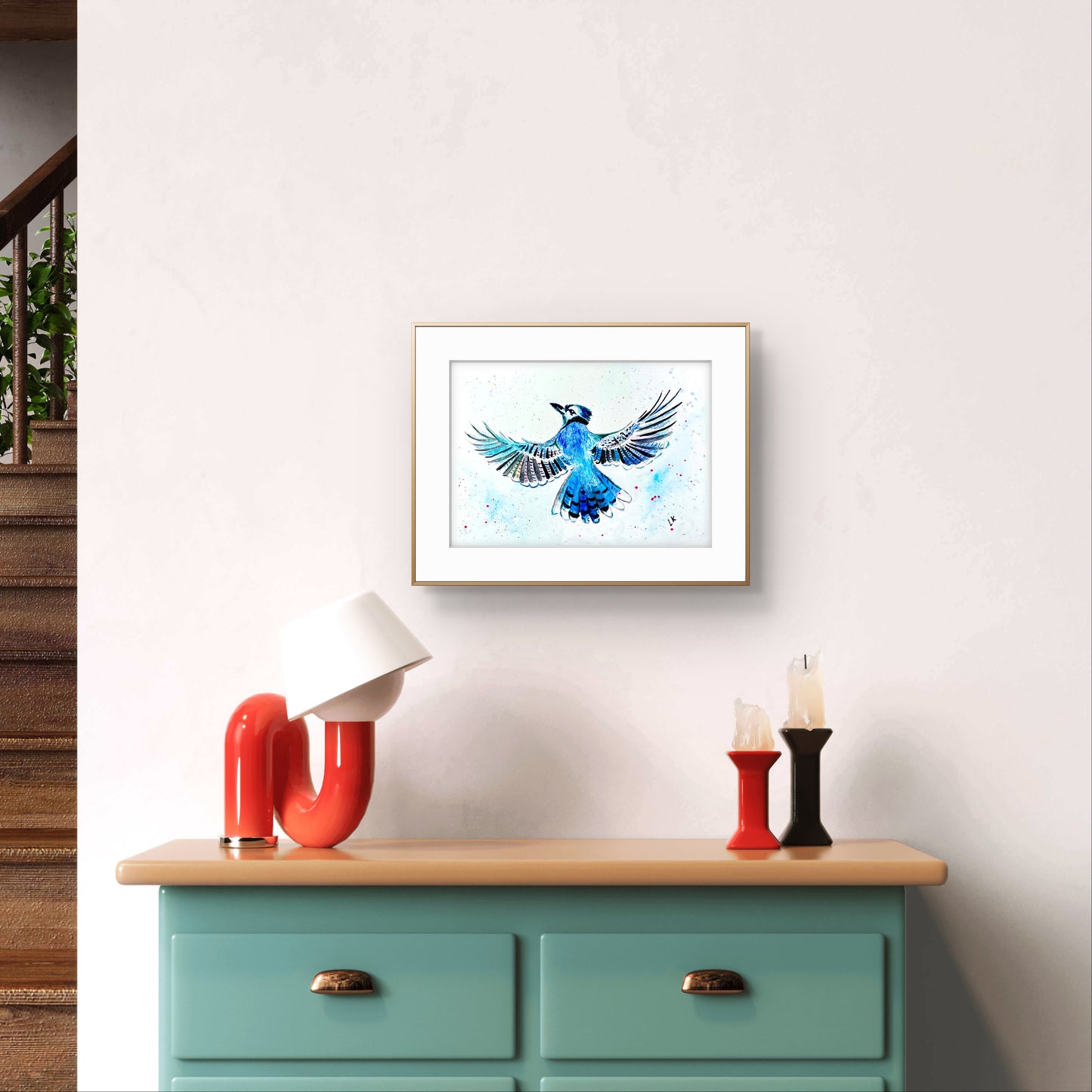 Blue Jay Art Print – Birds of NYC