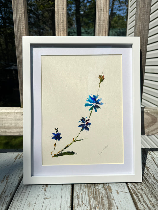 Chicory No. 2 Original Watercolor Art