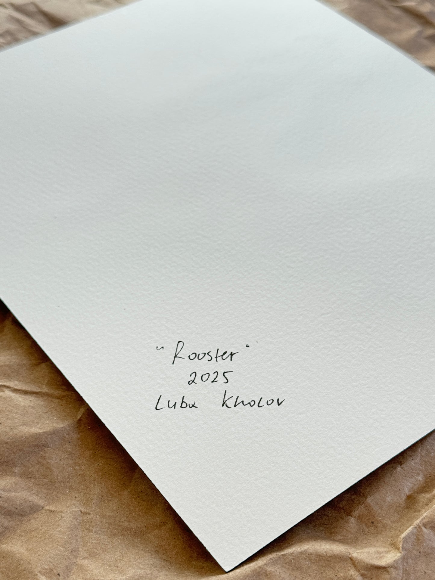 Raven Original Watercolor Art - Birds of NYC