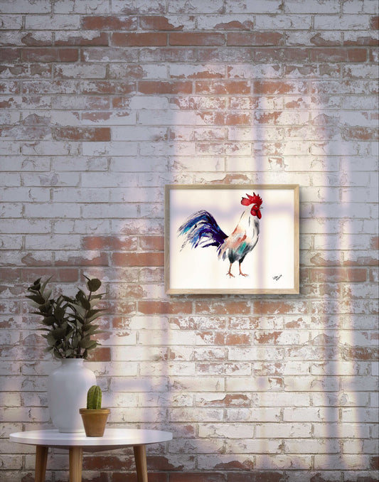 Rooster Art Print – Birds of NYC