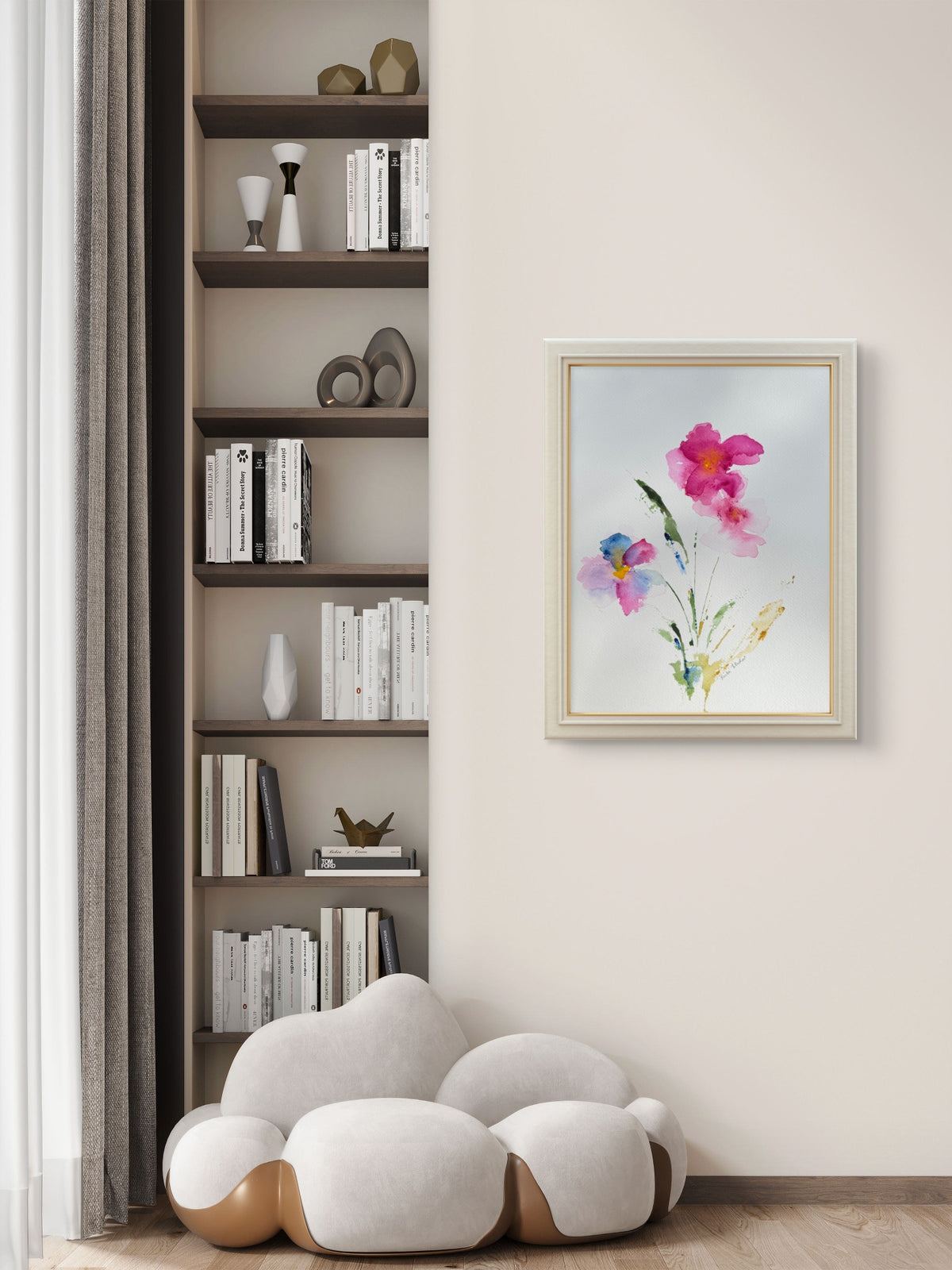 Swamp Rose Original Watercolor Art