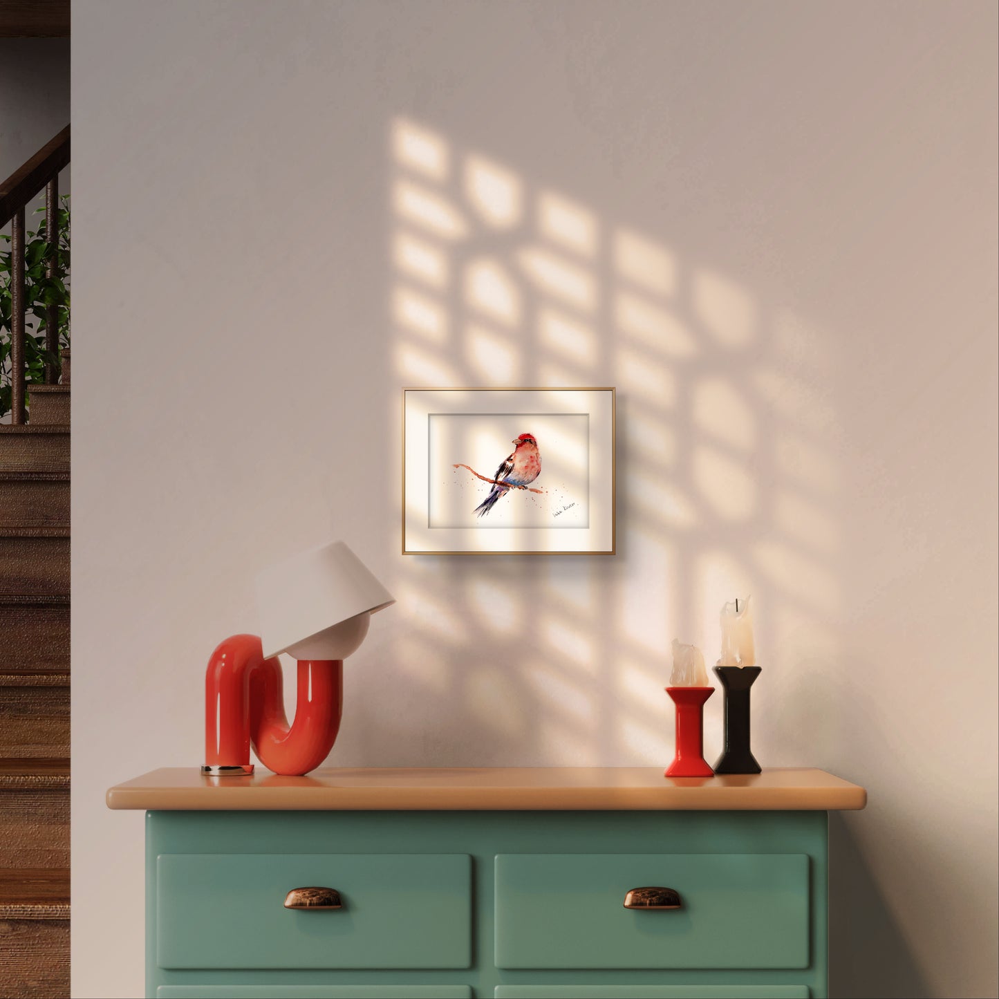 House Finch Art Print – Birds of NYC