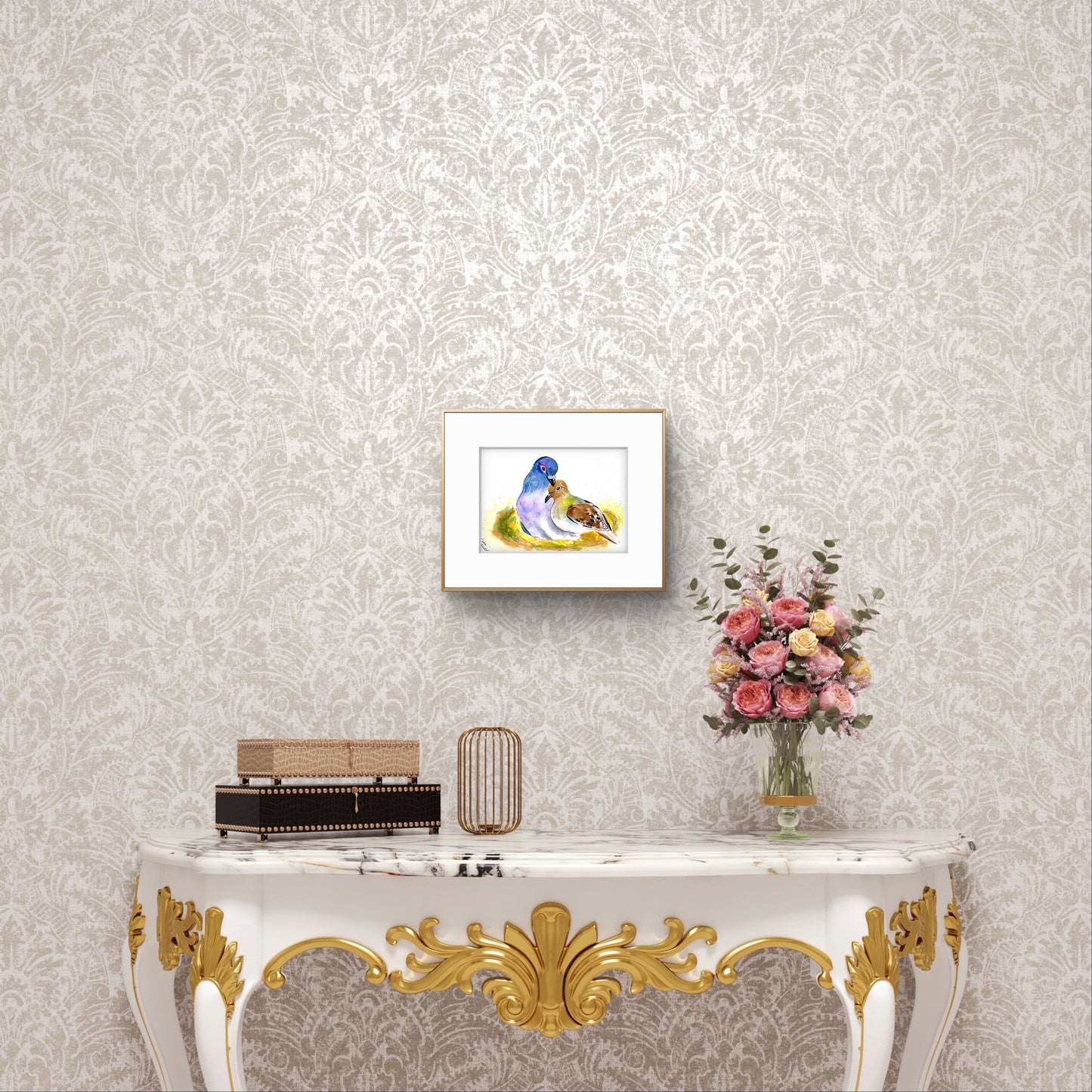 Pigeon and Dove Art Print – Birds of NYC