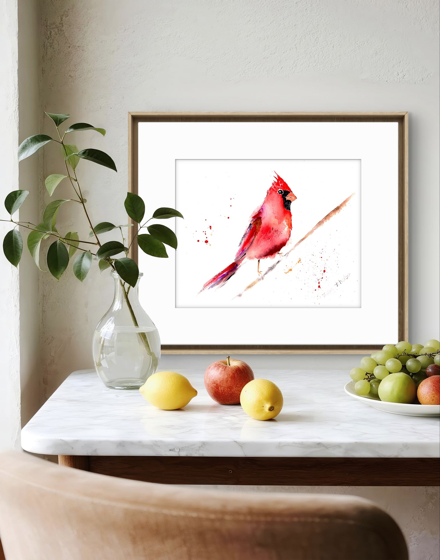 Red Cardinal Art Print – Birds of NYC