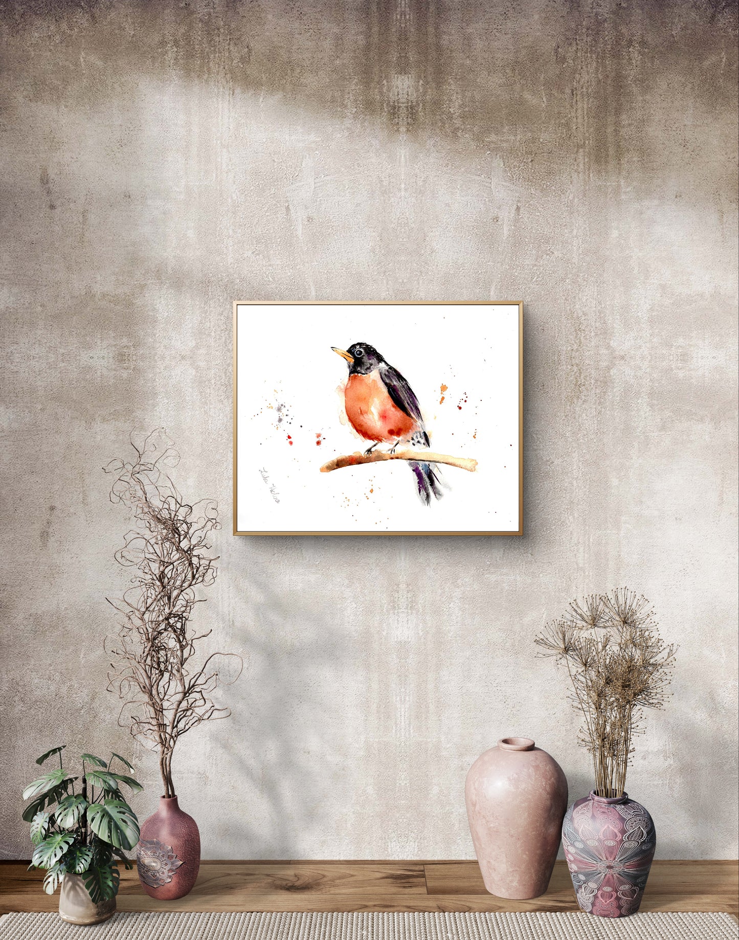 American Robin Art Print – Birds of NYC